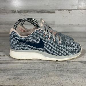 Nike Women's Tanjun Racer Running Shoes Blue & Red Size 7‎